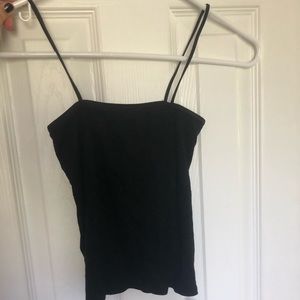 Black Crop top